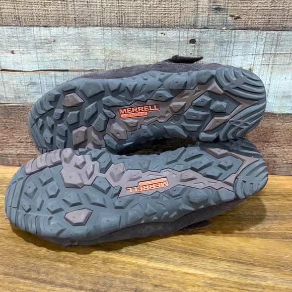 Merrell Telluride Wrap Mens 13 Clay Brown Leather Fisherman Hiking Sandals - Picture 10 of 11